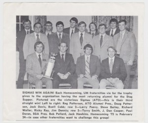 SIGMA Homecoming Circa 1969-72